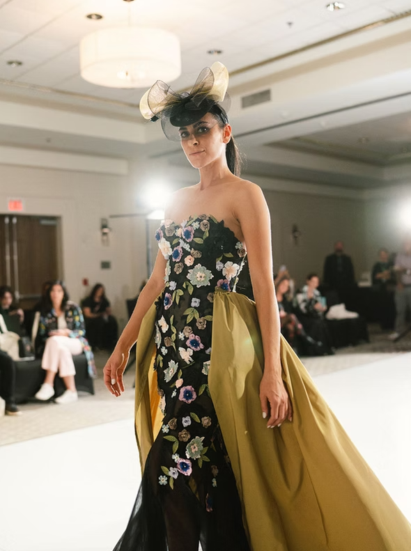 Backstage at a fashion show
